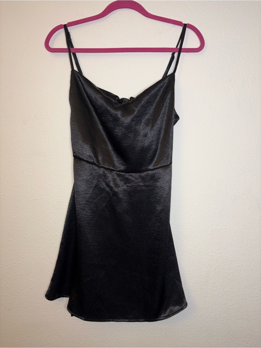 wild fable Black Satin Slip Dress - Picture 3 of 6